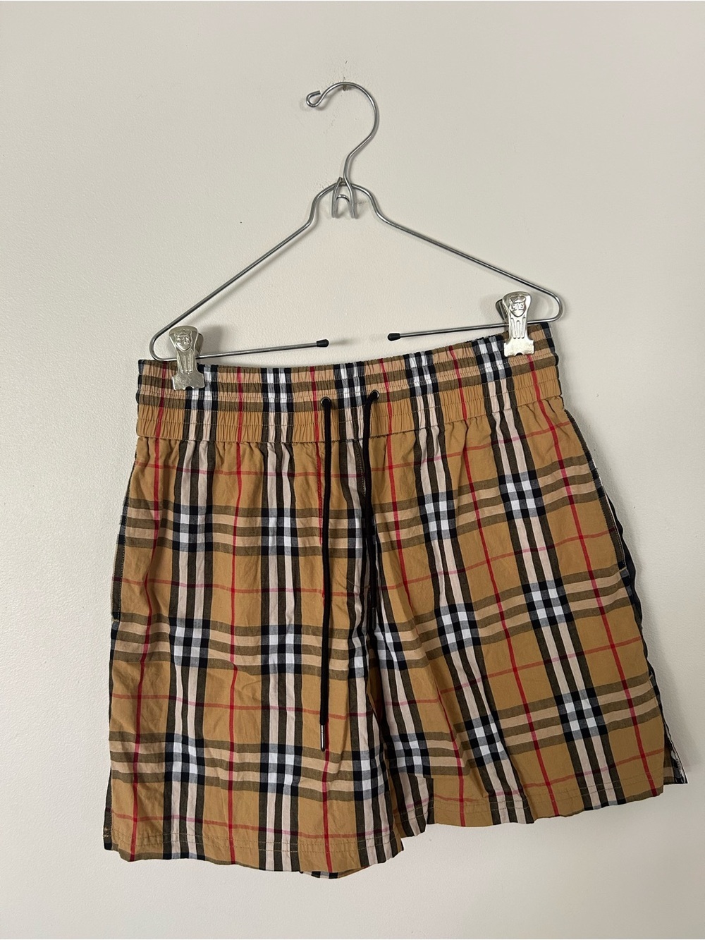 Burberry Beige Vintage Checked Cotton Size 2 Women’s